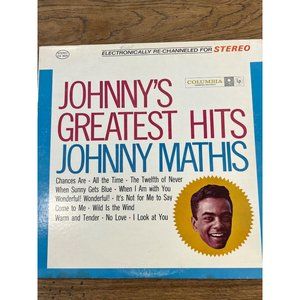 Johnnys Greatest Hits Johnny Mathis Vinyl Record XSM 55963